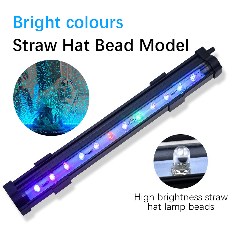 Aquarium Fish Colour - New Fish Tank LED Bubble Light
