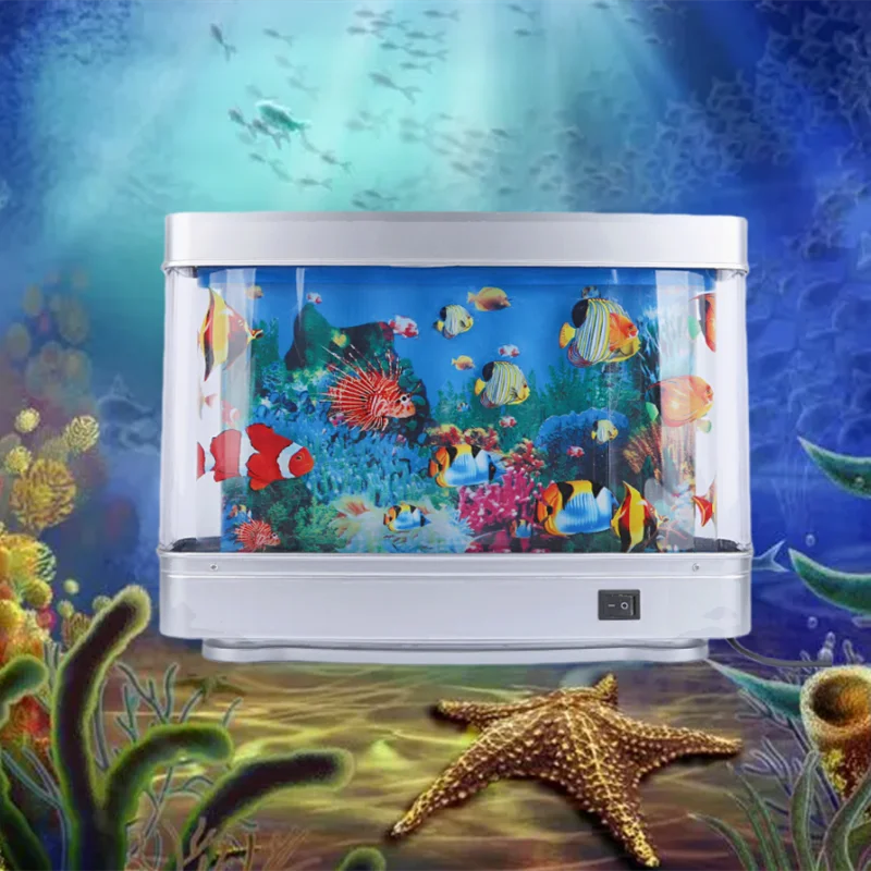 Aquarium Fish Dolphin - Dynamic Virtual Ocean Led Fish Tank