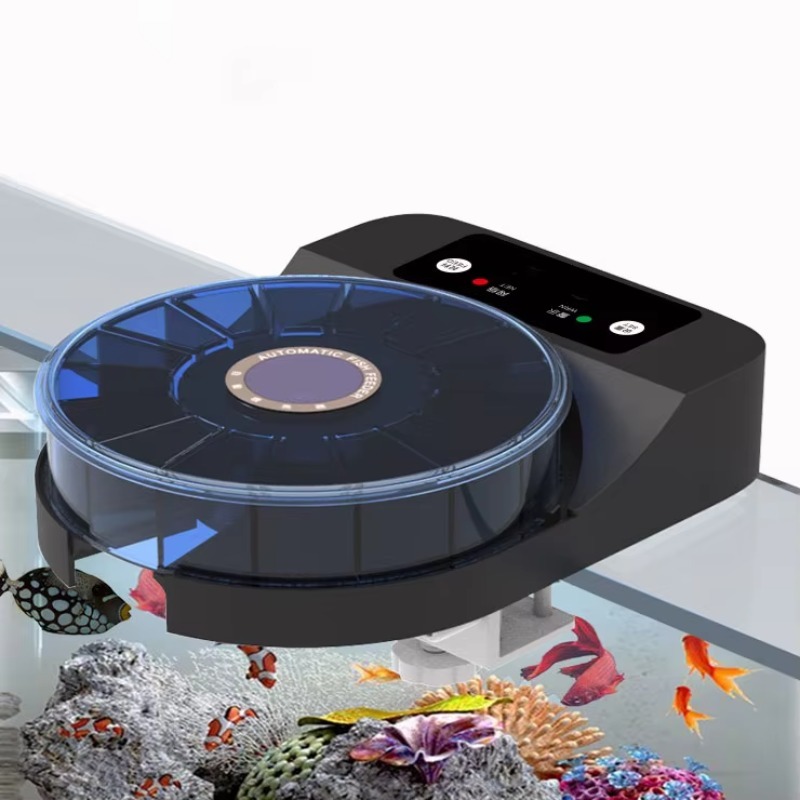 Aquarium Fish Big Size - Rechargeable Automatic Fish Feeder for Big