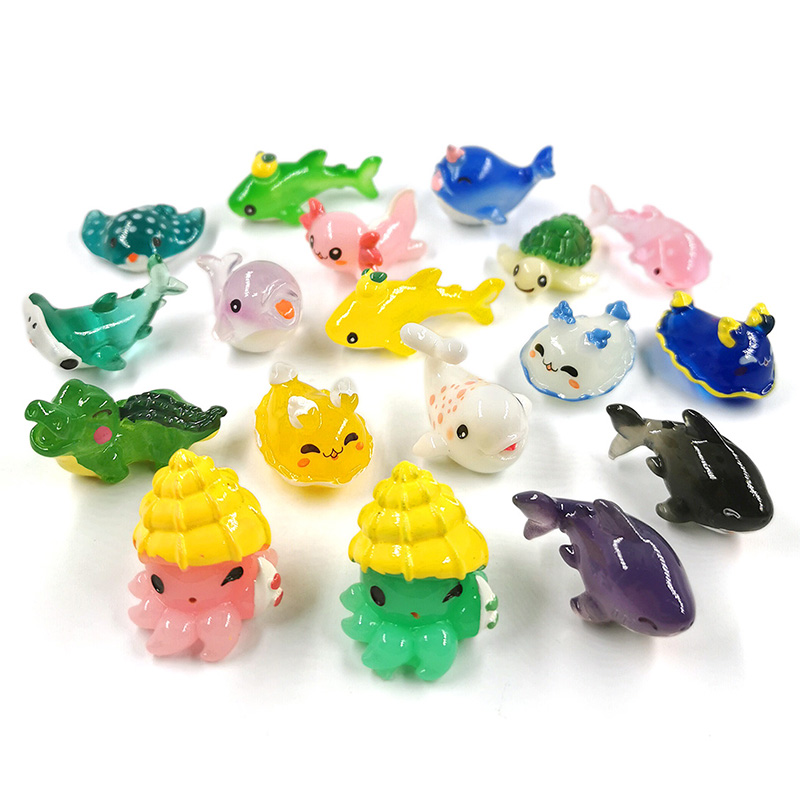 Aquarium Fish Dolphin - 10Pcs Shark Whale Turtle Dolphin Sea