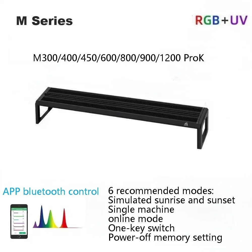 Aquarium Fish App - Week Aqua M Series RGB+UV Water