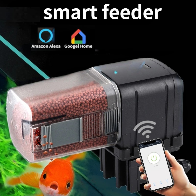 Aquarium Fish Feeder Automatic - WiFi Fish Feeder Automatic Fish Feeder