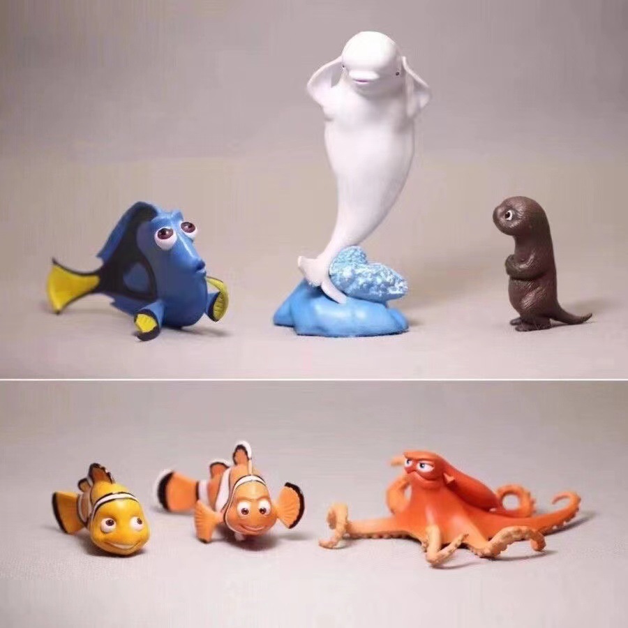 Cute 6 PC Dolls Statue World O - Aquarium Fish Dolphin review and price
