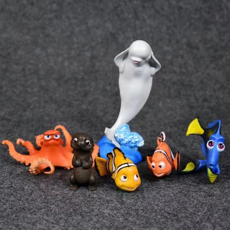 Cute 6 PC Dolls Statue World O - Aquarium Fish Dolphin review and price
