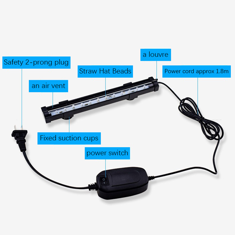 New Fish Tank LED Bubble Light - Aquarium Fish Colour review and price