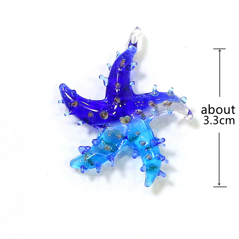 Mini Glass Starfish Pendant Co - Aquarium Fish Marine review and price