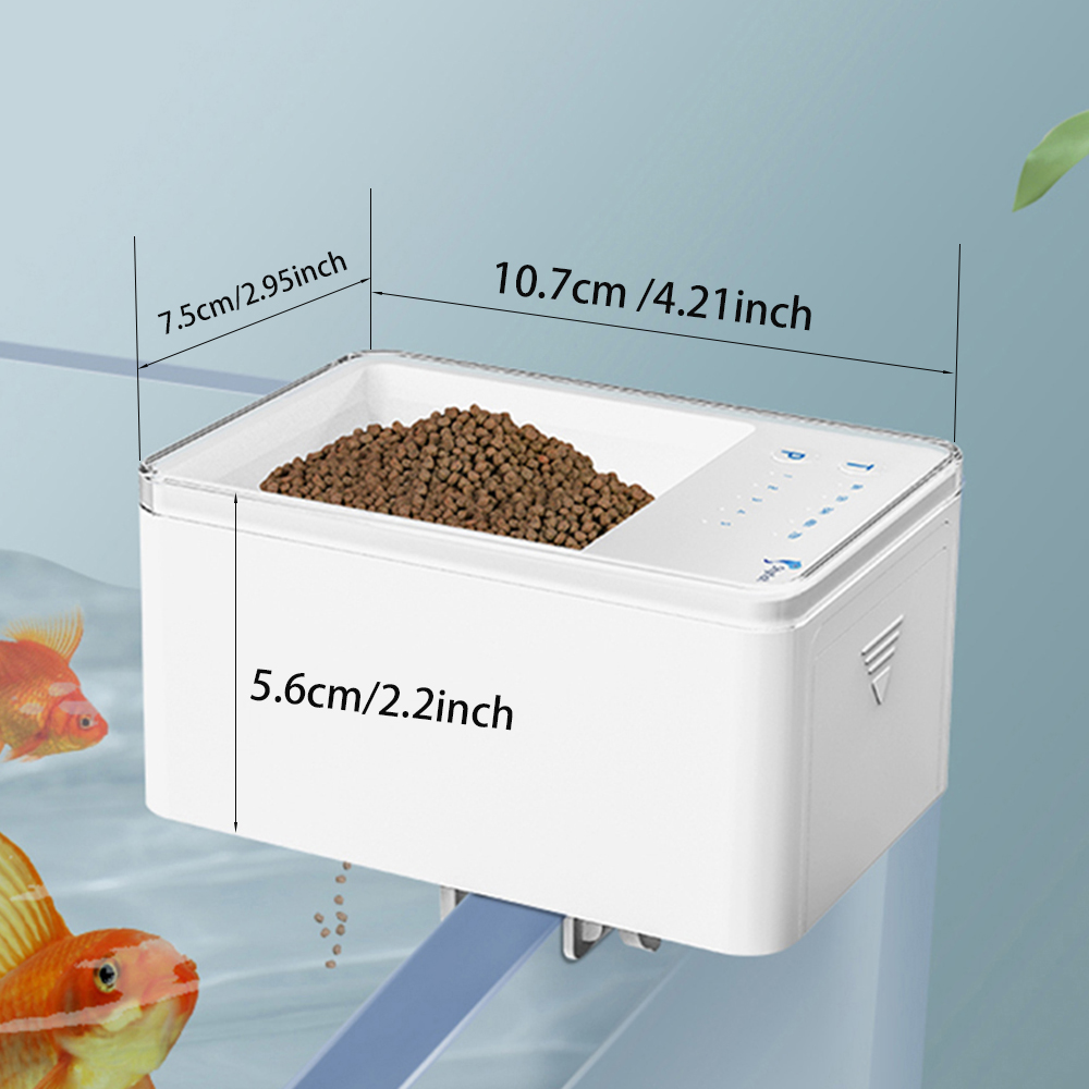 100ML Large Capacity Fish Feed - Aquarium Fish Feeder Automatic review and price