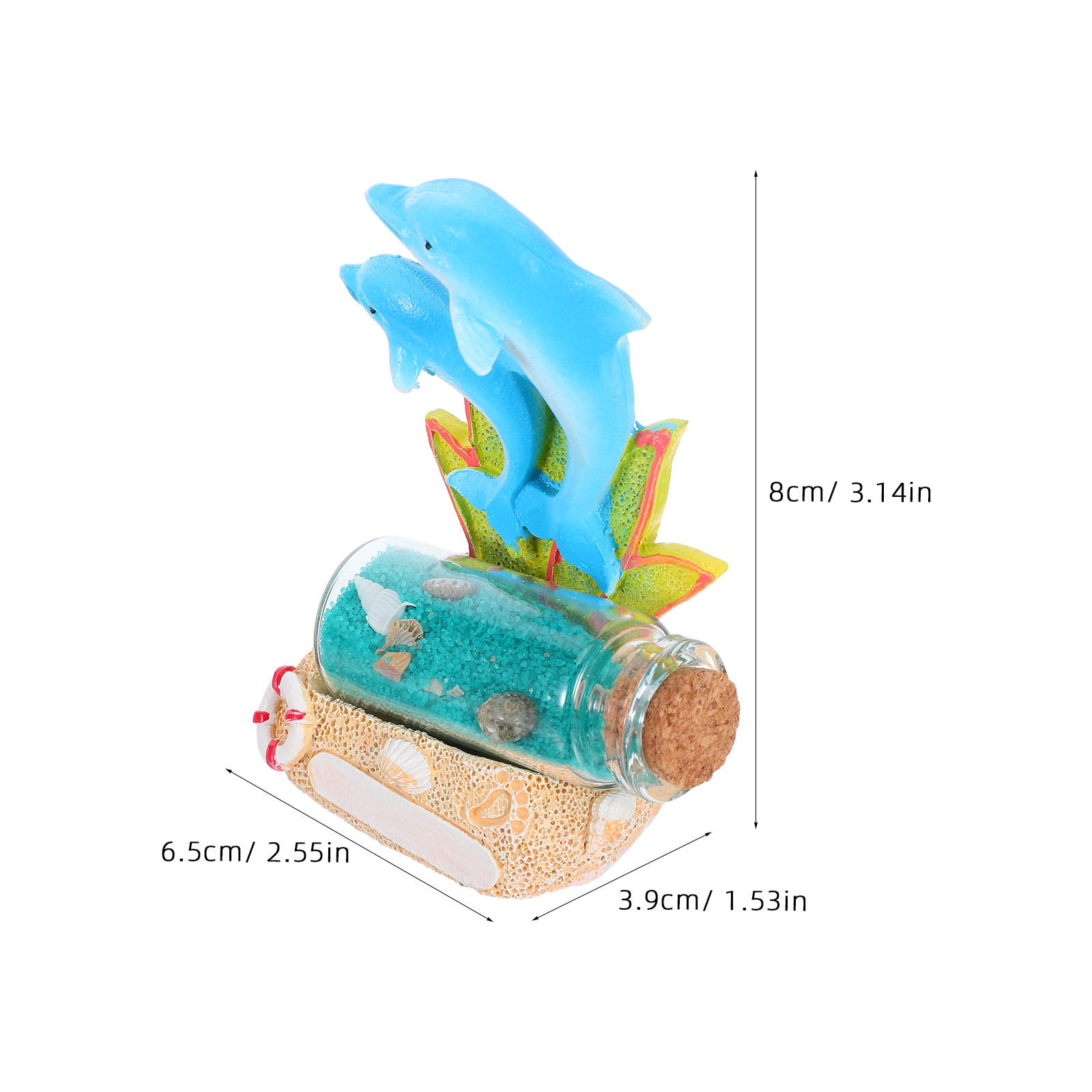 Dolphin Sculpture Drift Bottle - Aquarium Fish Dolphin review and price