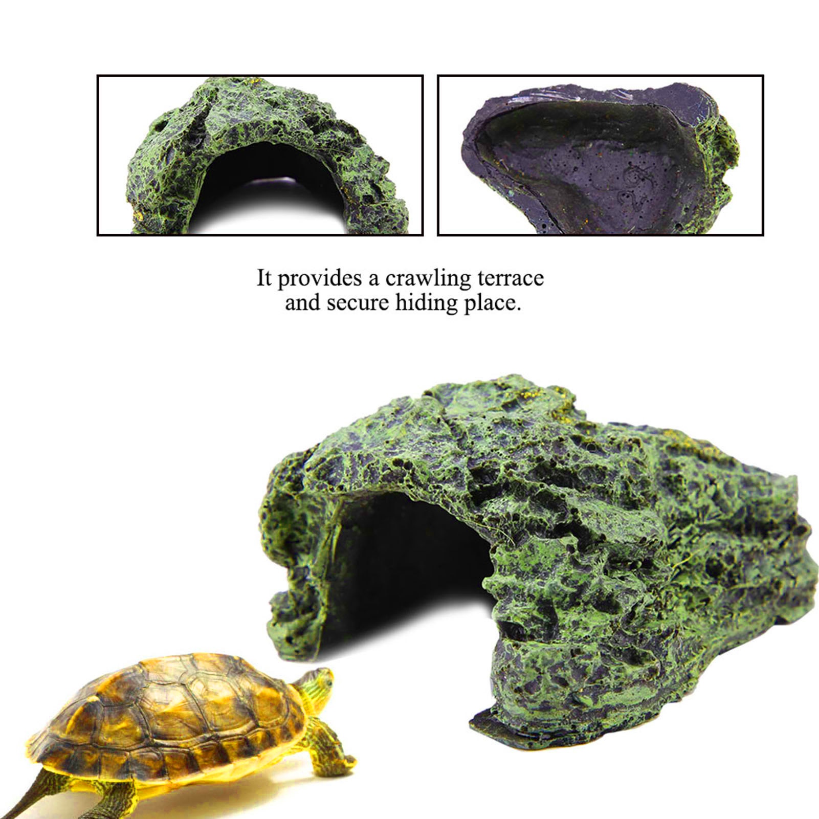 Reptile Hide Cave Turtle Baski - Aquarium Fish Cave review and price