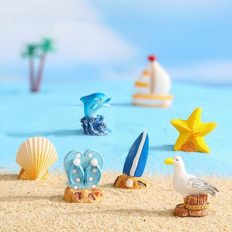 Cartoon Surfboard Seashells Se - Aquarium Fish Dolphin review and price