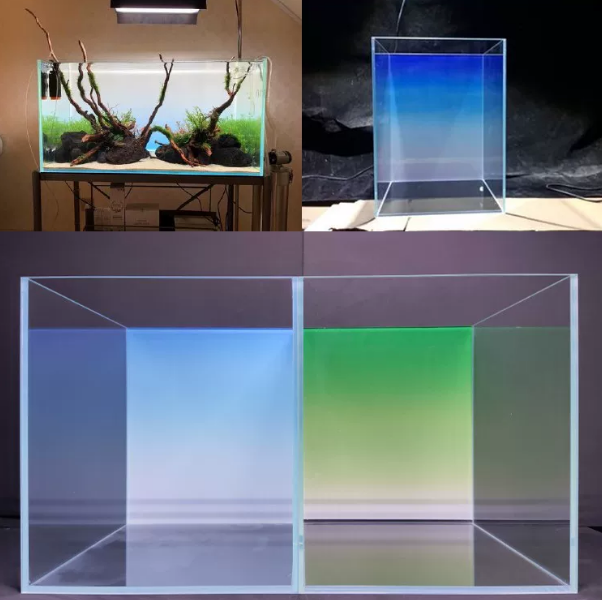 RGB Acrylic Fish Tank Backdrop - Aquarium Fish Colour review and price