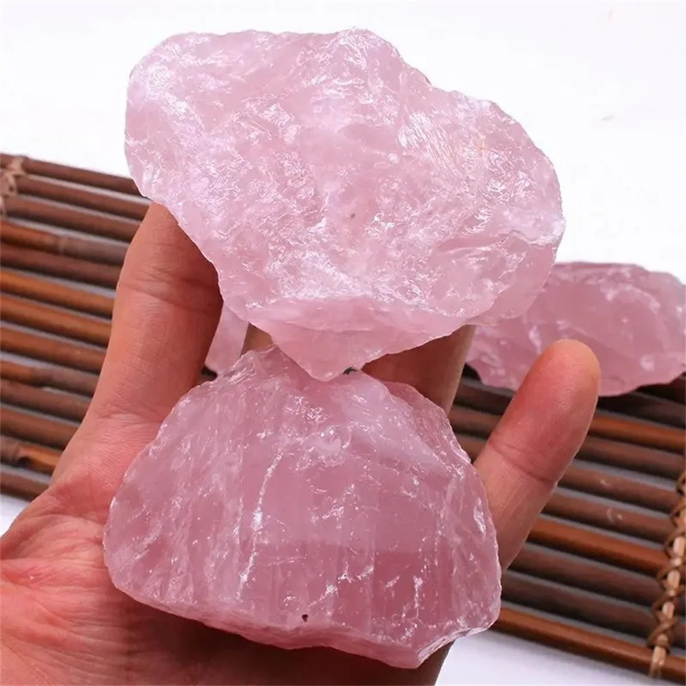 Pure Natural Pink Rose Quartz  - Aquarium Fish Big review and price