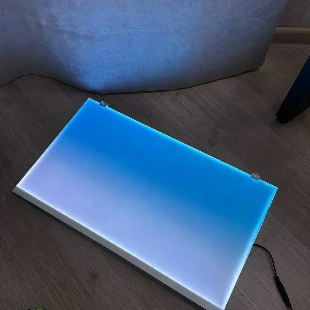 RGB Acrylic Fish Tank Backdrop - Aquarium Fish Colour review and price