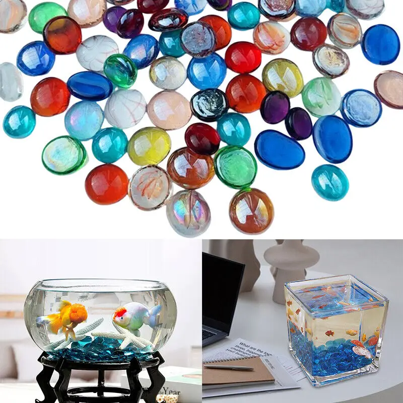 100% Natural Round Clear Quart - Aquarium Fish Colour review and price