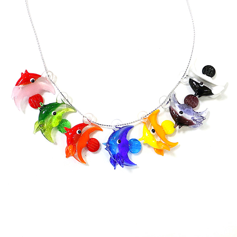 2pcs Mini Fish Glass Pendant C - Aquarium Fish Marine review and price