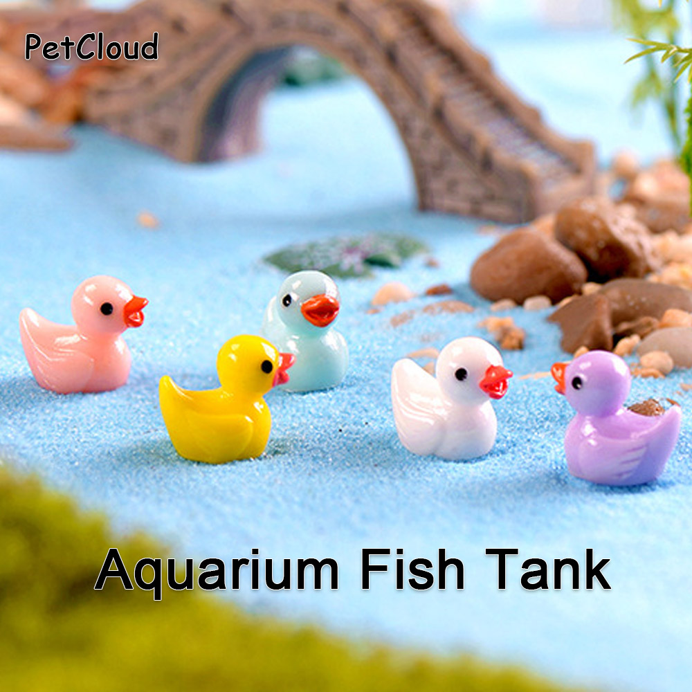 5pcs Fish Tank Ornament Ducks  - Aquarium Fish Dolphin review and price