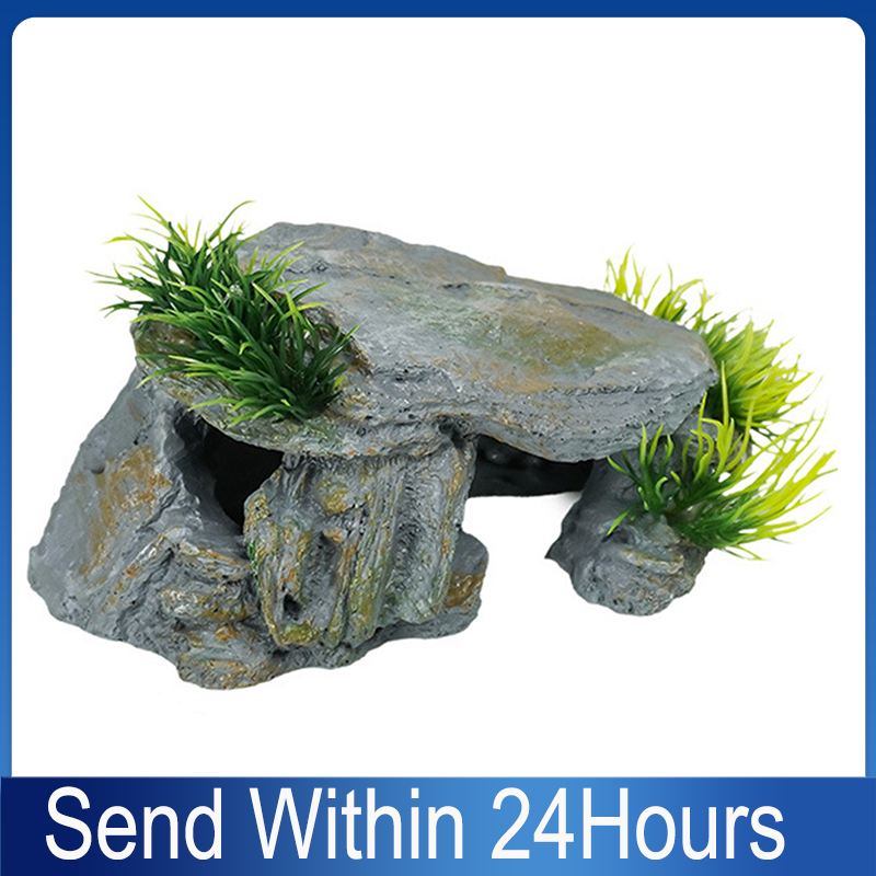 Reptile Rock Hide Cave Natural - Aquarium Fish Cave review and price