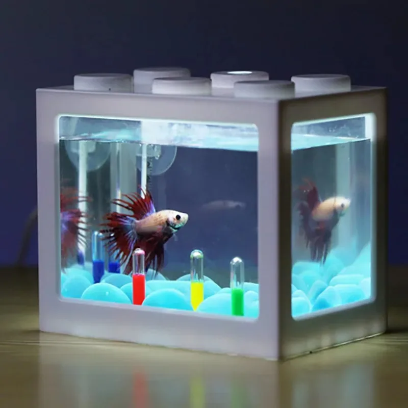 1L USB LED Desktop Mini Aquari - Aquarium Fish For Sale review and price