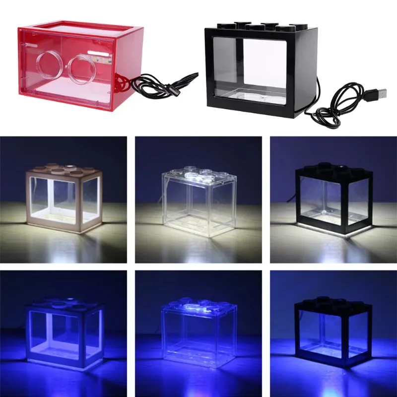 1L USB LED Desktop Mini Aquari - Aquarium Fish For Sale review and price