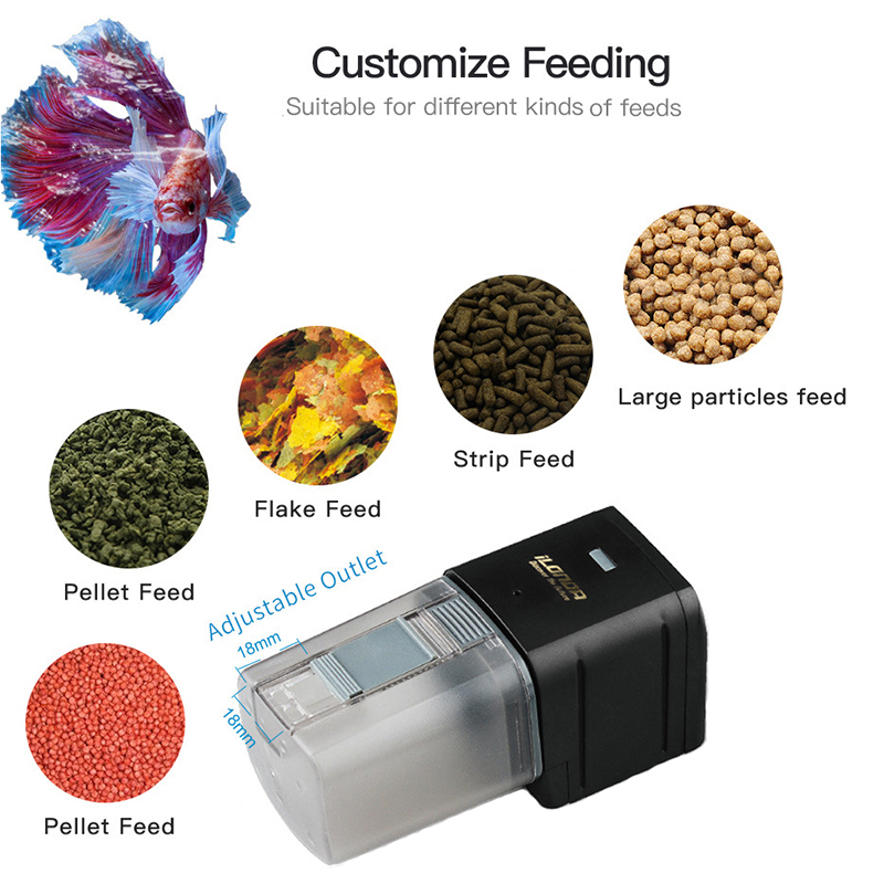 Smart WiFi Fish Feeder Remote  - Aquarium Fish Feeder Automatic review and price