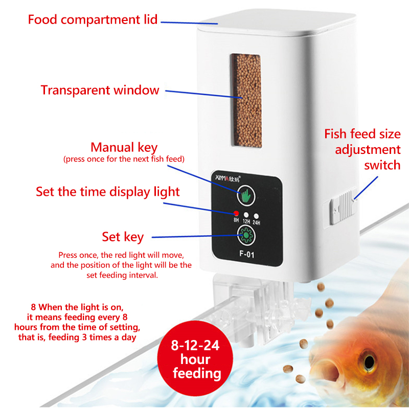 400ml Aquarium Automatische Fe - Aquarium Fish Feeder Automatic review and price